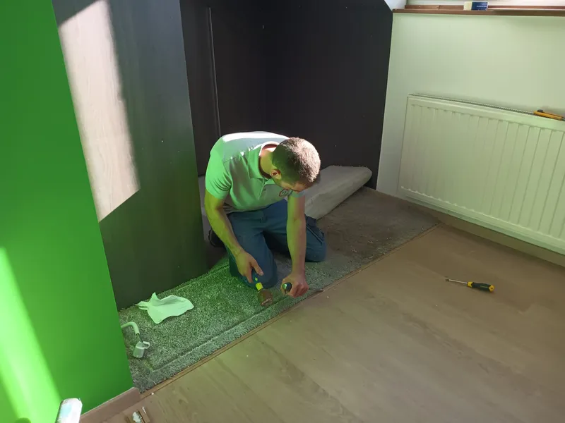 Travaux de finitions et réparations de bâtiment